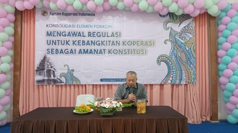 Sambutan Ketua Forkopi Andy